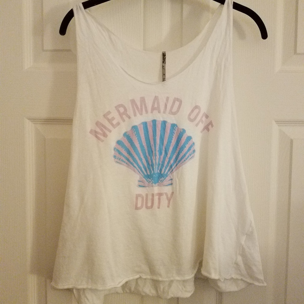 Mermaid Off Duty tank - one size fits all
